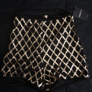 Forever 21 Sequin Shorts!!